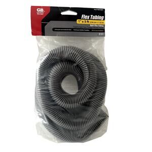 NEW GB FLEX TUBING 1" X 5' GRAY Split Flex Tubing Model FLX-1007GRT